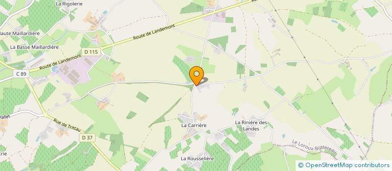 localisation de l'entreprise C2S à LE LOROUX-BOTTEREAU