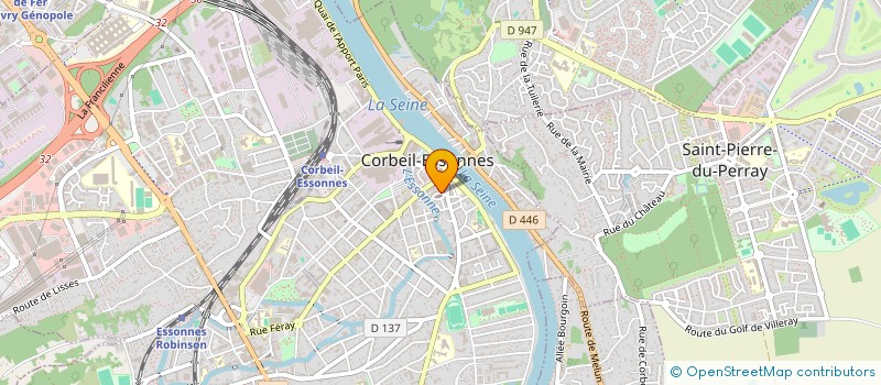 localisation de l'entreprise C2S à CORBEIL-ESSONNES