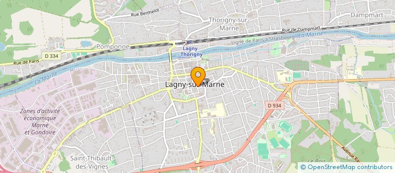 localisation de l'entreprise C2S CONSEIL & PATRIMOINE à LAGNY-SUR-MARNE