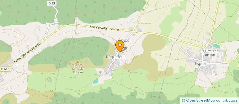 localisation de l'entreprise C2S EMBALLAGES  ROQUEFEUIL