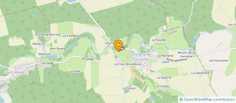 localisation de l'entreprise C2S FORMATION à SOUVIGNY-DE-TOURAINE