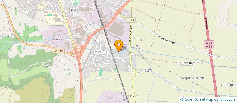 localisation de l'entreprise C2S PLOMBERIE  MENETROL