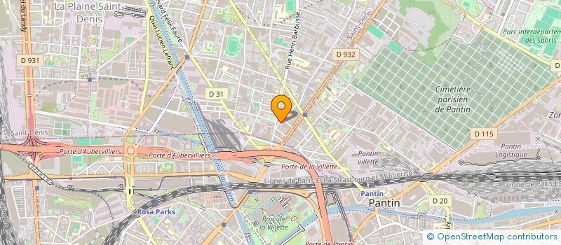 localisation de l'entreprise C2S SOLUTION TRAVAUX COURTAGE, CONSEILS, SERVICES à AUBERVILLIERS