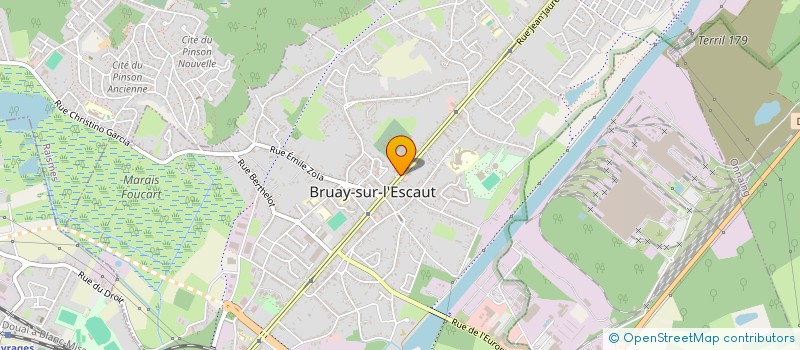 localisation de l'entreprise C2SBATIMENT à BRUAY-SUR-L'ESCAUT