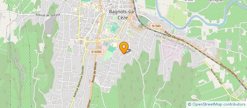 localisation de l'entreprise C2SECURE à BAGNOLS-SUR-CEZE