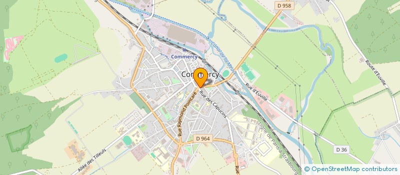 localisation de l'entreprise C2SM à COMMERCY