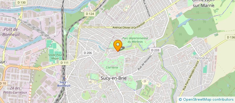 localisation de l'entreprise C2T EXPERTISE ET CONSEIL à SUCY-EN-BRIE