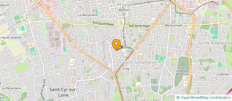 localisation de l'entreprise C2T MENUISERIE AMENAGEMENT  TOURS