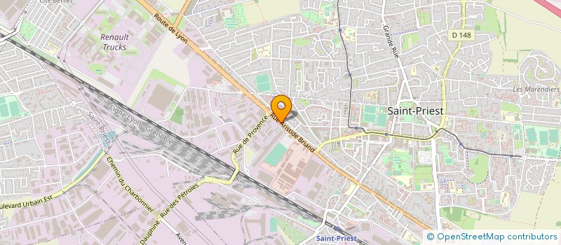 localisation de l'entreprise C2TIB  SAINT-PRIEST