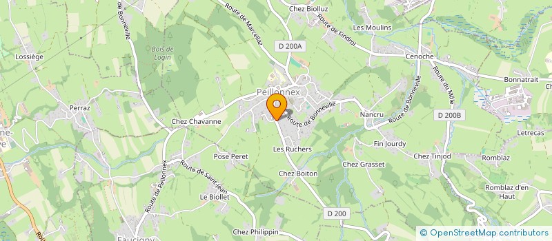 localisation de l'entreprise C2TOP SASU  PEILLONNEX