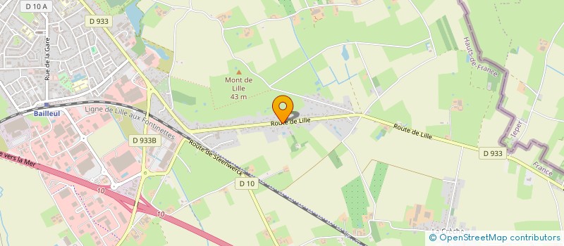 localisation de l'entreprise C2V à BAILLEUL