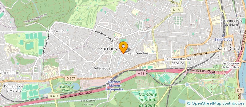 localisation de l'entreprise C2V à GARCHES