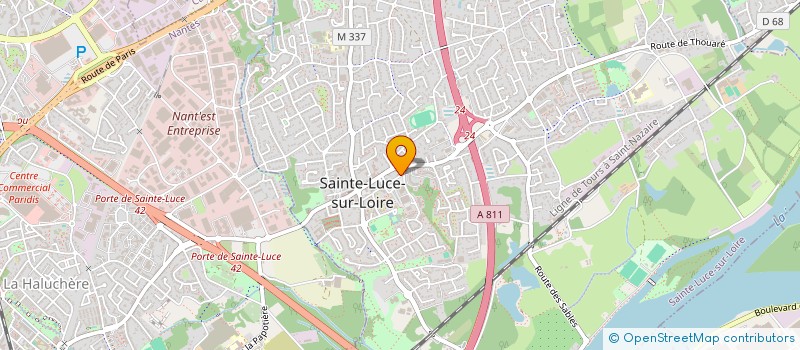 localisation de l'entreprise C2V SAINTE LUCE à SAINTE-LUCE-SUR-LOIRE