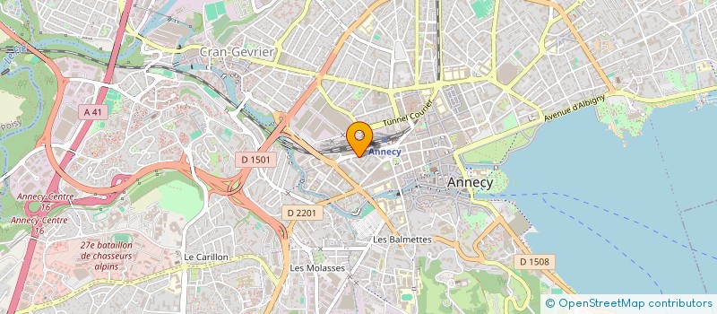 localisation de l'entreprise C2V TERRASSEMENT  ANNECY