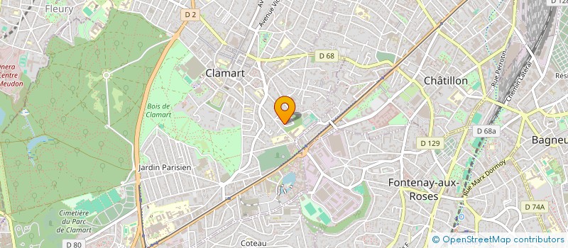 localisation de l'entreprise C2VF  CLAMART