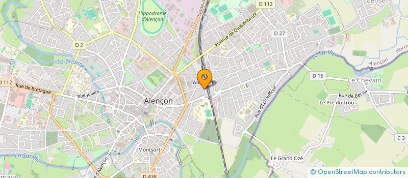 localisation de l'entreprise C2VU à ALENCON