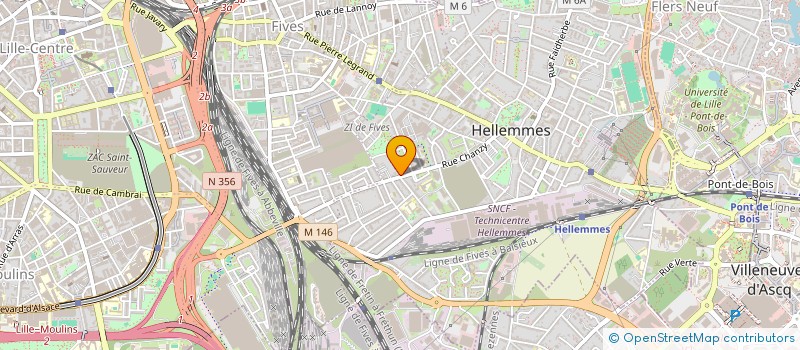 localisation de l'entreprise C2W  LILLE