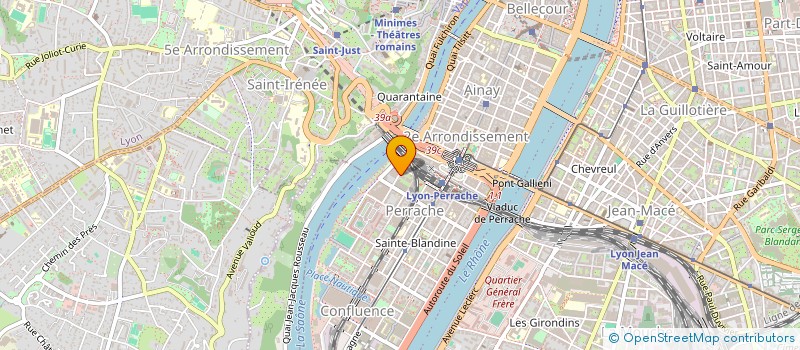 localisation de l'entreprise C2Z  LYON