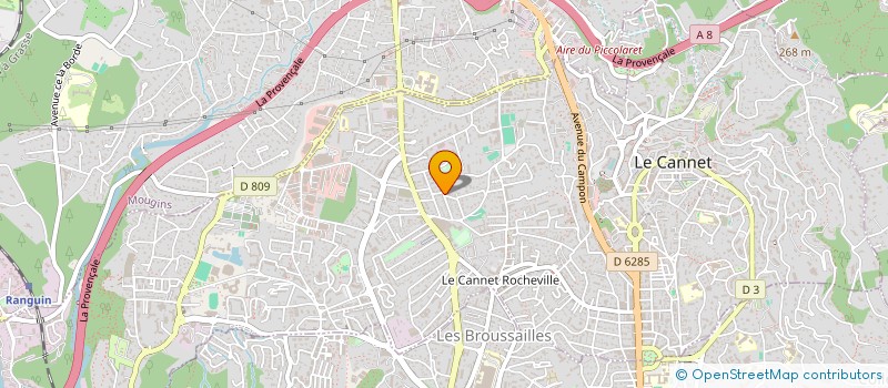 localisation de l'entreprise C3  LE CANNET