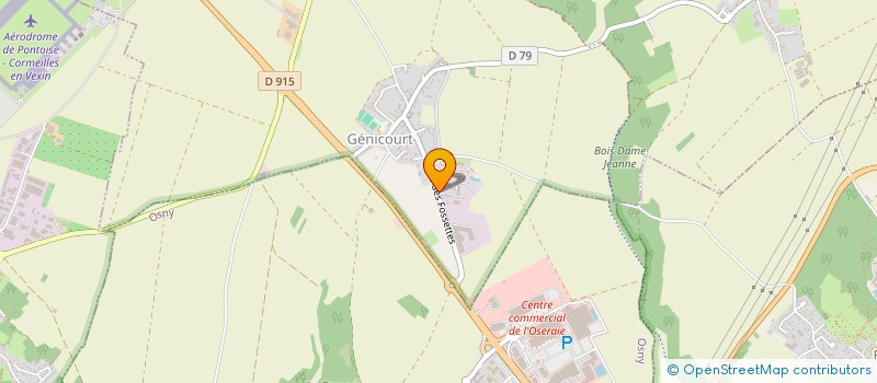 localisation de l'entreprise C3  GENICOURT