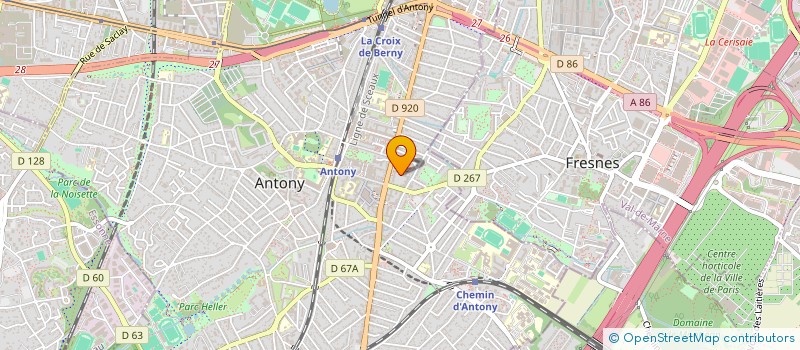 localisation de l'entreprise C3 INVEST à ANTONY