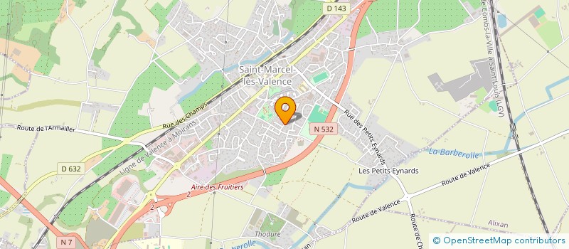 localisation de l'entreprise C33C  SAINT-MARCEL-LES-VALENCE