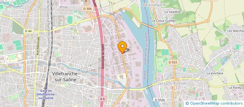 localisation de l'entreprise C37  VILLEFRANCHE-SUR-SAONE