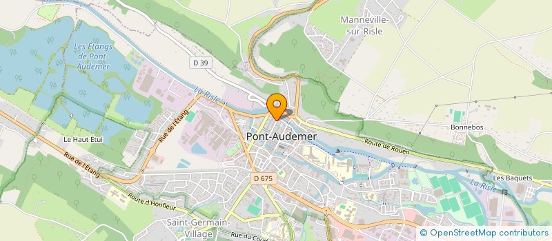 localisation de l'entreprise C3A à PONT-AUDEMER