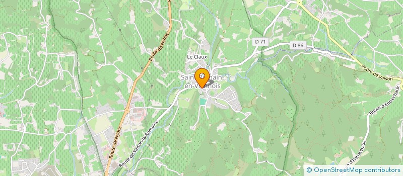 localisation de l'entreprise C3A  SAINT-ROMAIN-EN-VIENNOIS