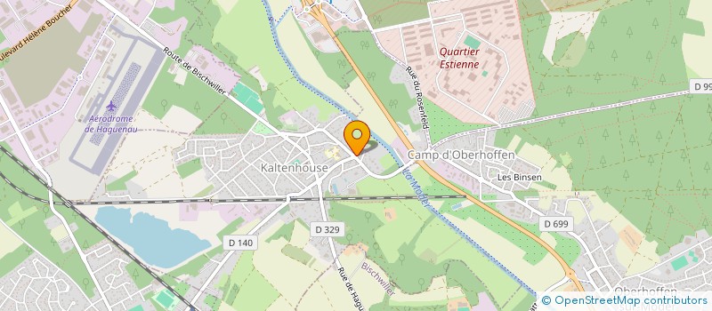 localisation de l'entreprise C3A  KALTENHOUSE