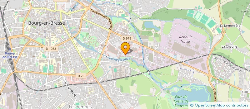 localisation de l'entreprise C3A à BOURG-EN-BRESSE