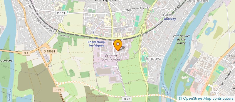 localisation de l'entreprise C3A AGENCEMENT à CHANTELOUP-LES-VIGNES