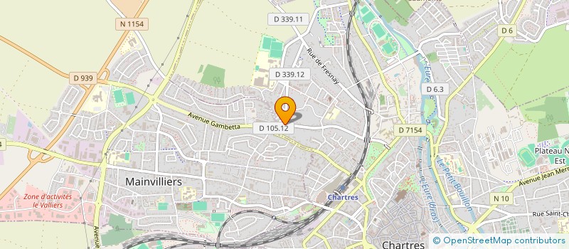 localisation de l'entreprise C3AJIMMO à CHARTRES
