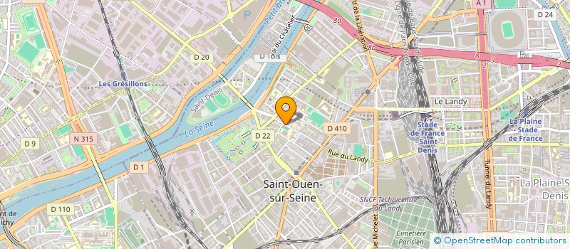 localisation de l'entreprise C3B CONSEIL à SAINT-OUEN-SUR-SEINE