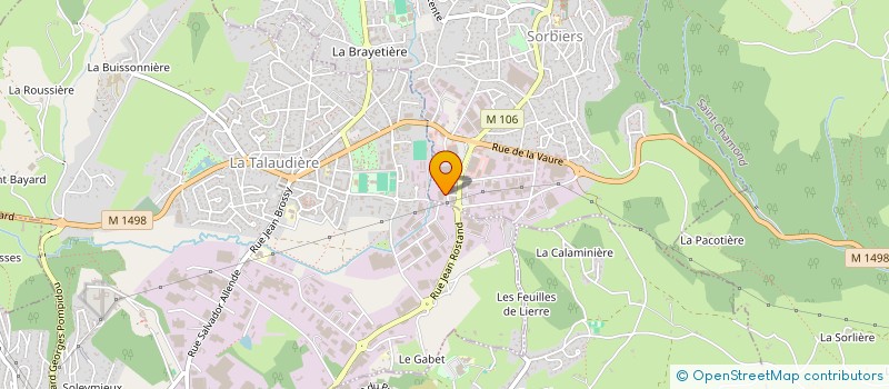 localisation de l'entreprise C3B IMMO  SORBIERS