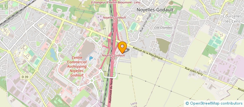 localisation de l'entreprise C3C à NOYELLES-GODAULT