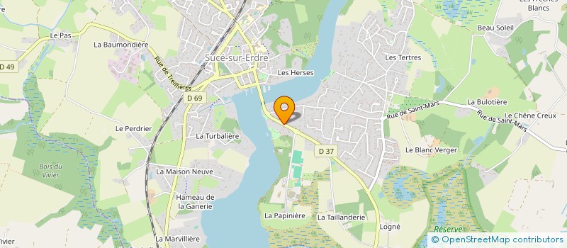 localisation de l'entreprise C3C  SUCE-SUR-ERDRE