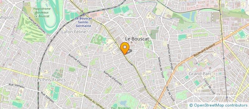 localisation de l'entreprise C3C COUTURE à LE BOUSCAT