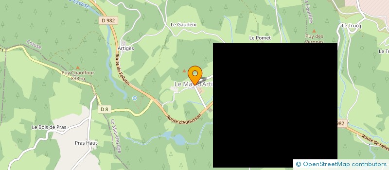 localisation de l'entreprise C3D  SAINT MERD LA BREUILLE