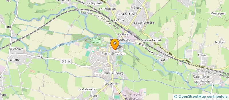 localisation de l'entreprise C3D  PONT-DE-VEYLE