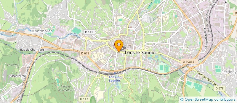 localisation de l'entreprise C3D PARTNERS à LONS-LE-SAUNIER