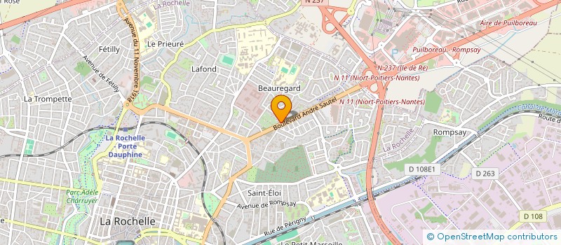 localisation de l'entreprise C3F à LA ROCHELLE