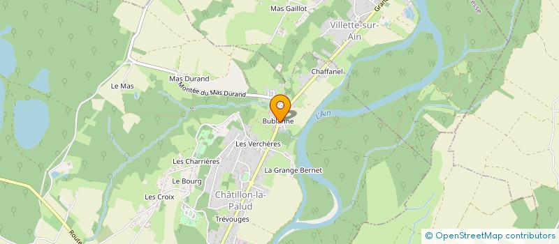 localisation de l'entreprise C3FD à CHATILLON-LA-PALUD