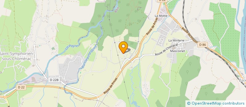 localisation de l'entreprise C3H2  BAIX