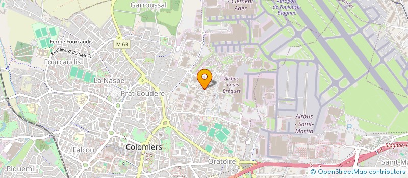 localisation de l'entreprise C3J à COLOMIERS