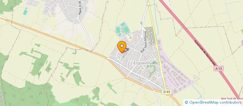 localisation de l'entreprise C3J LESTREVET  ECQUEVILLY