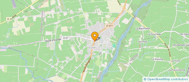 localisation de l'entreprise C3L  VIOLES