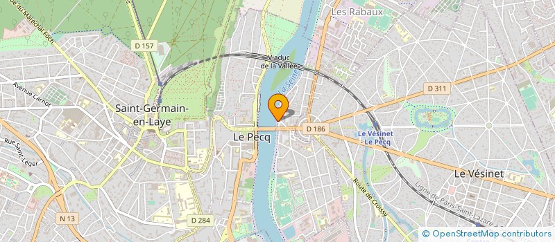 localisation de l'entreprise C3M  LE PECQ