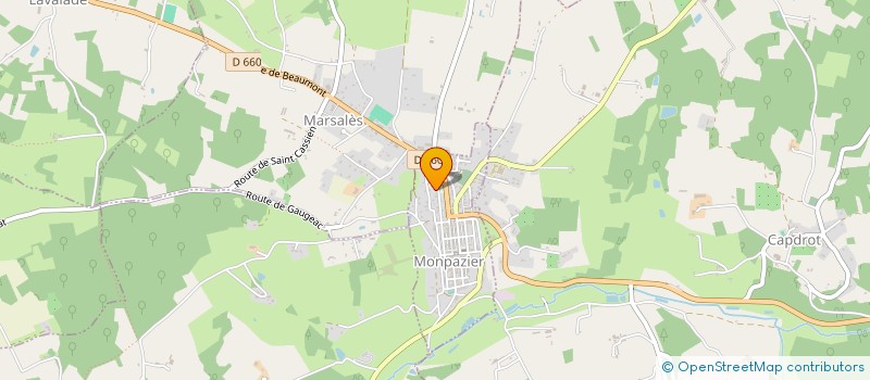 localisation de l'entreprise C3M  MONPAZIER