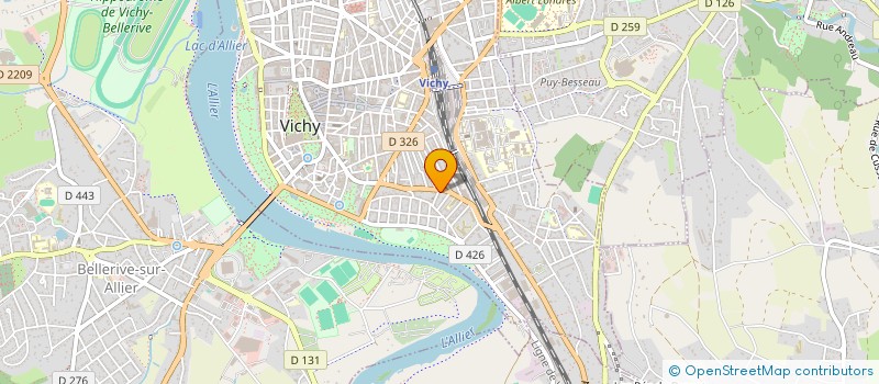 localisation de l'entreprise C3M à VICHY